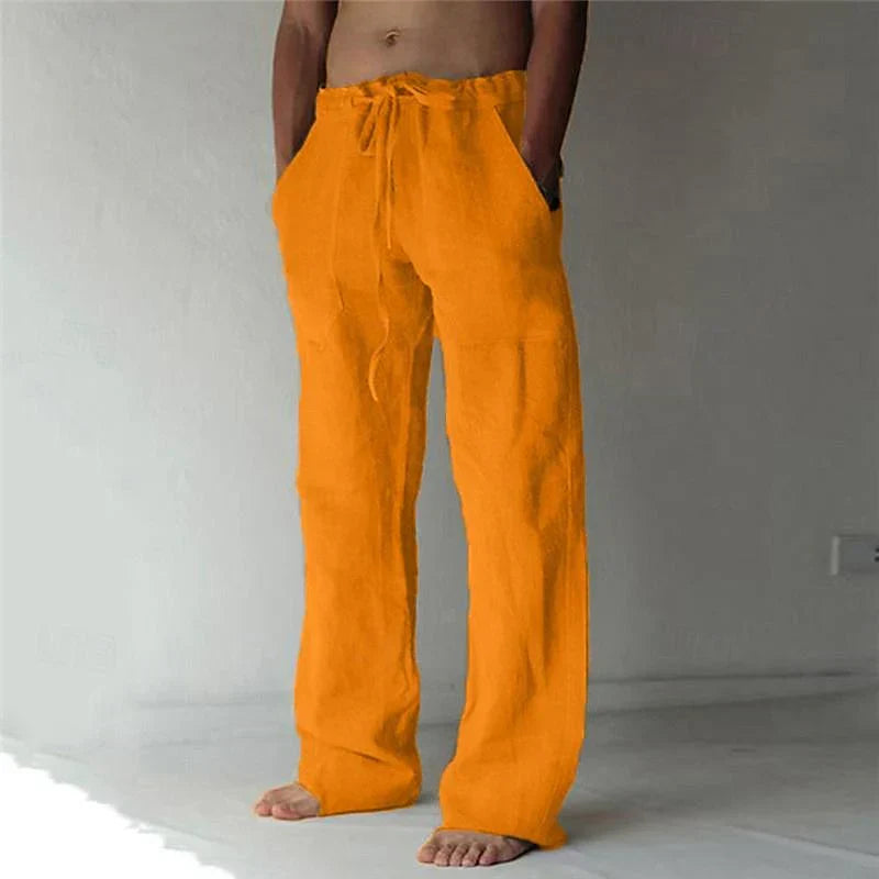 Lane - Men's baggy linen trousers