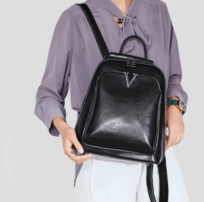 Amira - Women's leather backpack