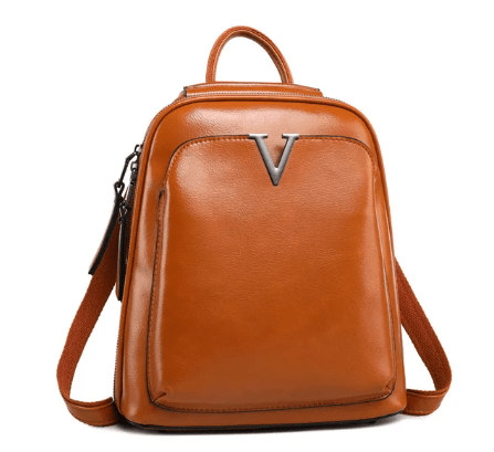 Amira - Women's leather backpack