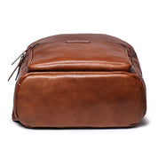 Sage - Men's leather backpack