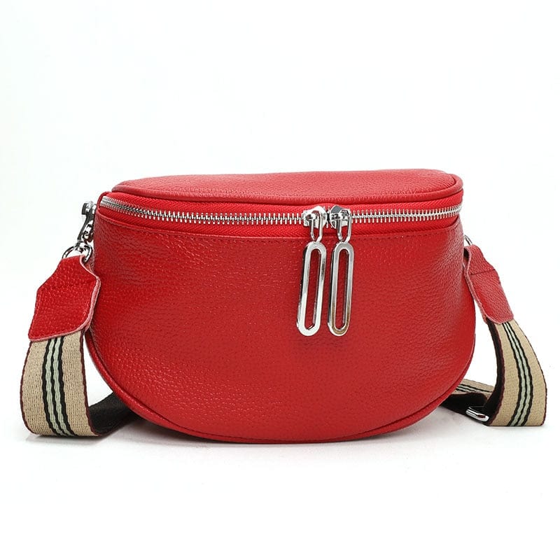 Serenity - Leather banana bag for women