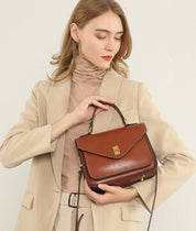 Margaret - Leather shoulder bag for women