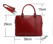 Mary - Women's leather computer bag