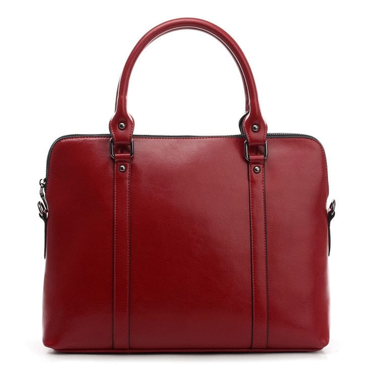 Mary - Women's leather computer bag