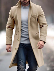 Kaden - Long Wool Coat for men