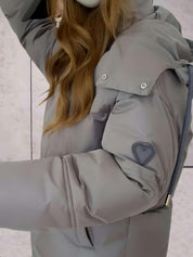 Elowyn - A stylish hooded windproof down jacket