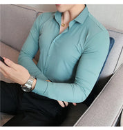 Nathan - Men's seamless elastic shirt