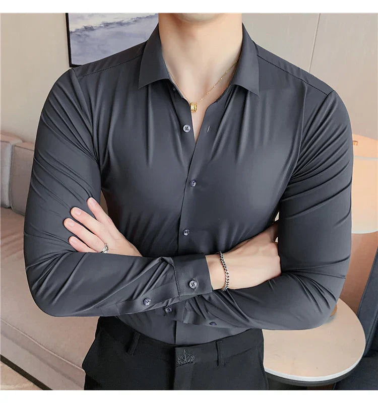 Nathan - Men's seamless elastic shirt