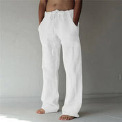 Lane - Men's baggy linen trousers