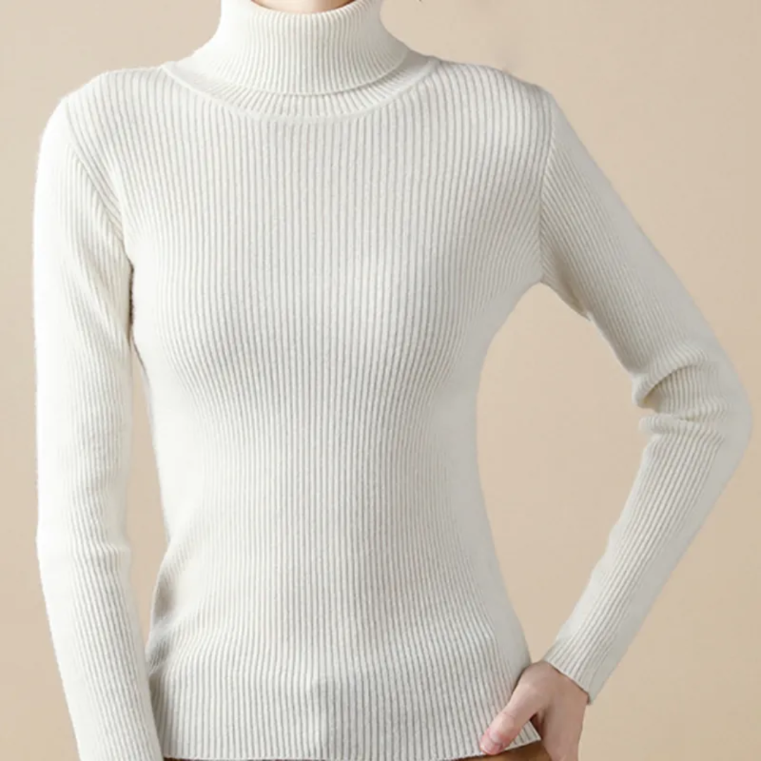 Keilani - Women's cashmere turtleneck