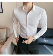 Nathan - Men's seamless elastic shirt