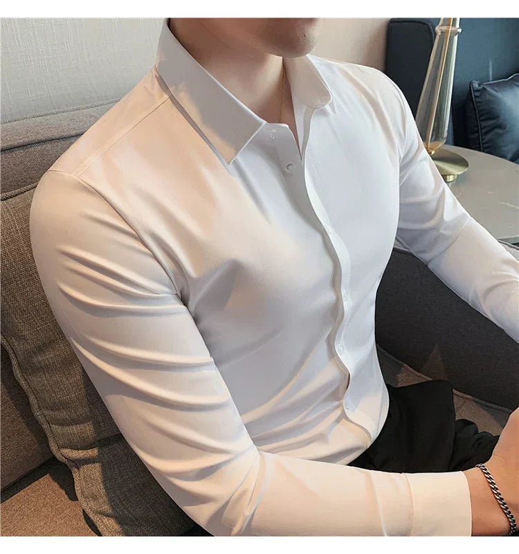 Nathan - Men's seamless elastic shirt