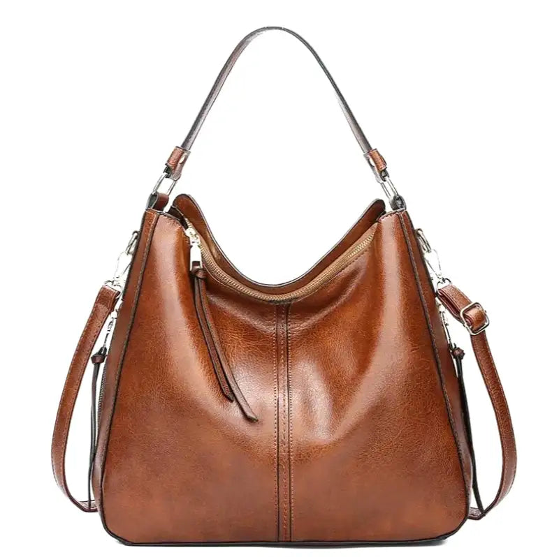 Natalia - Large leather shoulder bag